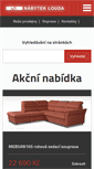 Mobile Screenshot of nabytek-louda.cz